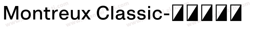 Montreux Classic字体转换